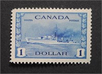 Canada 1942 $1 S/C #262 VF+ MNH
