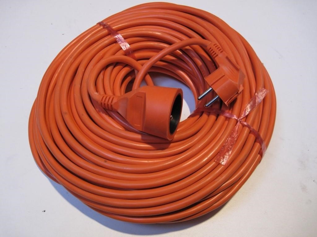 Frastødende Samme Skjult 50 M Forlænger kabel, 230 v | Campen Auktioner A/S