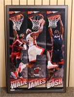 Framed Art - Miami Heat Poster