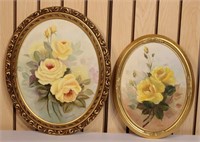 2pc Lot - Floral Art