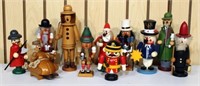 11 Pc Lot- Assorted Wooden Figurines