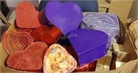 B1- Valentine Heart Basket Box Lot