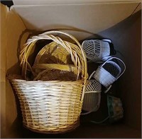B1- 2nd Large Group lot of Assorted Baskets