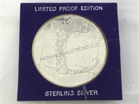 1970 STERLING L.E. PROOF MAYFLOWER COIN