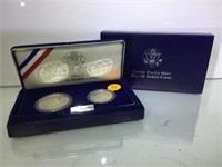 1993 2-COIN "BILL OF RIGHTS" SILVER PROOF SET