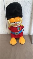 13” Garfield soldier stuffed animal