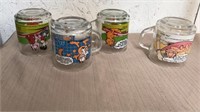 4 Garfield Collectible McDonald’s cups