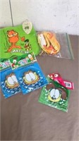 Garfield and Odie rugs shoelaces cold packs