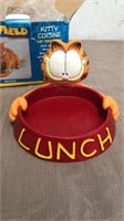 Garfield kitty cuisine cat food bowl has been