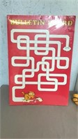 20”x 14” Garfield bulletin board