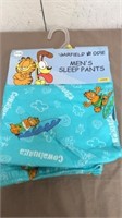 New size large Garfield men sleep pants