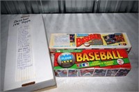 3 Boxes 90's Baseball cards including Fleer box, W