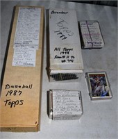 Assorted 1980's Baseball cards including Nolan Rya