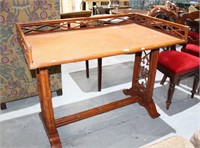Cane and rattan hall / conservatory table