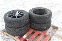 (4) Bridgestone Blizzak 205/55R-16 Tires