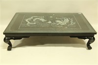 ASIAN MOTHER OF PEARL INLAID COFFEE TABLE.