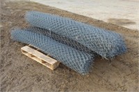 (4) Rolls Chain Link Fence, Approx 8ft