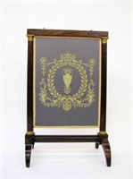 Antique Neoclassical Fireplace Screen
