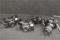 Vintage 35 mm Camera's