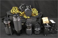 Professional 35mm Camera set