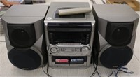 Aiwa Home Stereo w/3 CD Changer & Cassette
