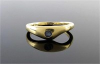 18K Yellow Gold Tiffany & Co. Sapphire Ring