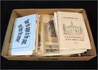 Lot, booklets, pamphlets, paper on Canandaigua,