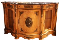 NEOCLASSICAL STYLE SATINWOOD INLAID BUFFET