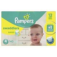 Pampers Swaddlers Disposable Baby Diapers Size 4,