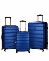 Rockland Luggage Melbourne 3-Piece Set, Blue, One