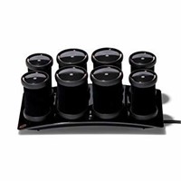 T3 Micro Volumizing Hot Rollers Luxe, Black, 1