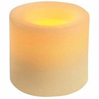 Inglow CGT54300CR01 Flameless Round Pillar Vanilla