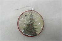 "As Is" Glass Spider Web Legend Ornament - Gift