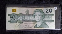 1991   $20.00 BILL