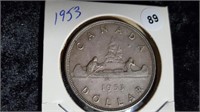 1953 SILVER DOLLAR