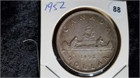 1952 SILVER DOLLAR