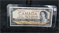 1954  $50.00  BILL