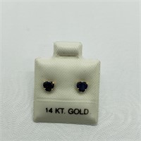 $160 14K Amethyst Earrings