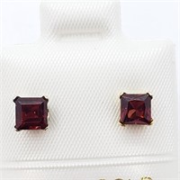 $160 14K Garnet Earrings