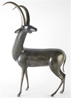 Loet Vanderveen Bronze Antelope Sculpture
