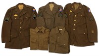 WWII US ARMY AIR FORCE NCO UNIFORM MIXED LOT