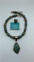 Jay King Necklace with pendant and ring