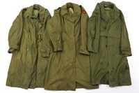 WWII - KOREA US ARMY OFFICER OD GREEN OVERCOAT LOT