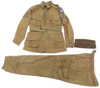 WWII US PARATROOPER 11th AIRBORNE NAMED UNIFORM