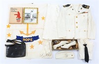 WWII US NAVY NURSE CORPS OFFICER NAMED UNIFORM NNC