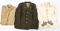 WWII USN WAVES & US ARMY NURSE OFFICER TUNIC LOT