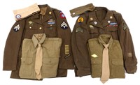 WWII AIRBORNE & INFANTRY DIVISION UNIFORM LOT OF 2