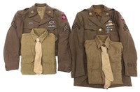 WWII US PARATROOPER 82nd AIRBORNE UNIFORM LOT OF 2