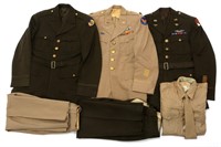 WWII US ARMY AIR FORCE OFFICER DRESS UNIFORM LOT