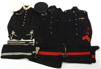 BRITISH ARMY OFFICER & ENLISTED UNIFORM MIXED LOT